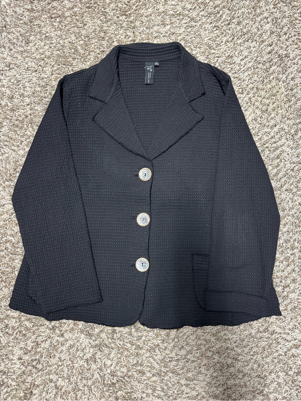 Focus Casual Life Waffle-knit Jacket